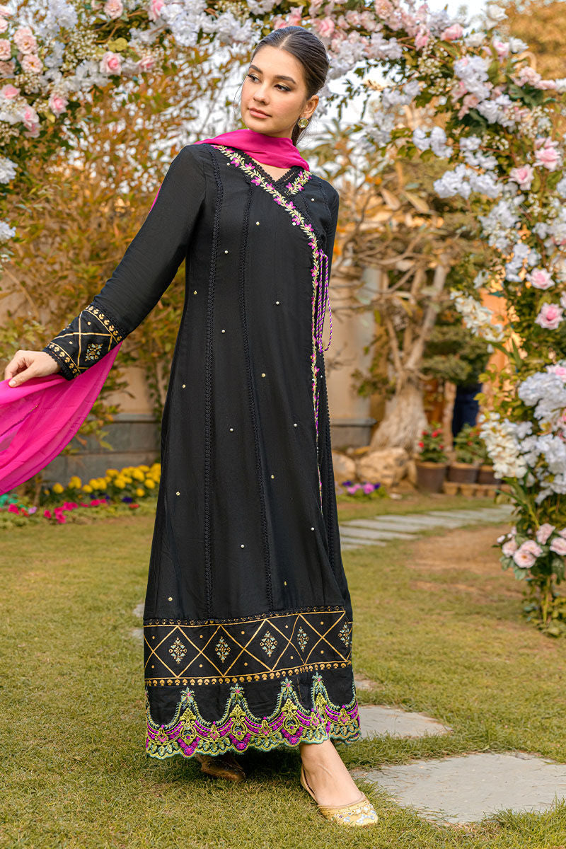 Fatima Khan | Luxury Pret 24 | BERRY BLACK - Official Fatima Khan stockist in UK - Sakeena London