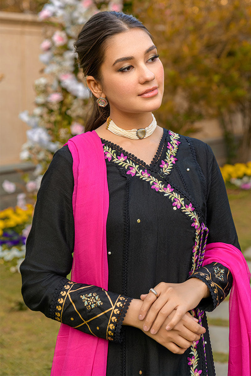 Fatima Khan | Luxury Pret 24 | BERRY BLACK - Official Fatima Khan stockist in UK - Sakeena London