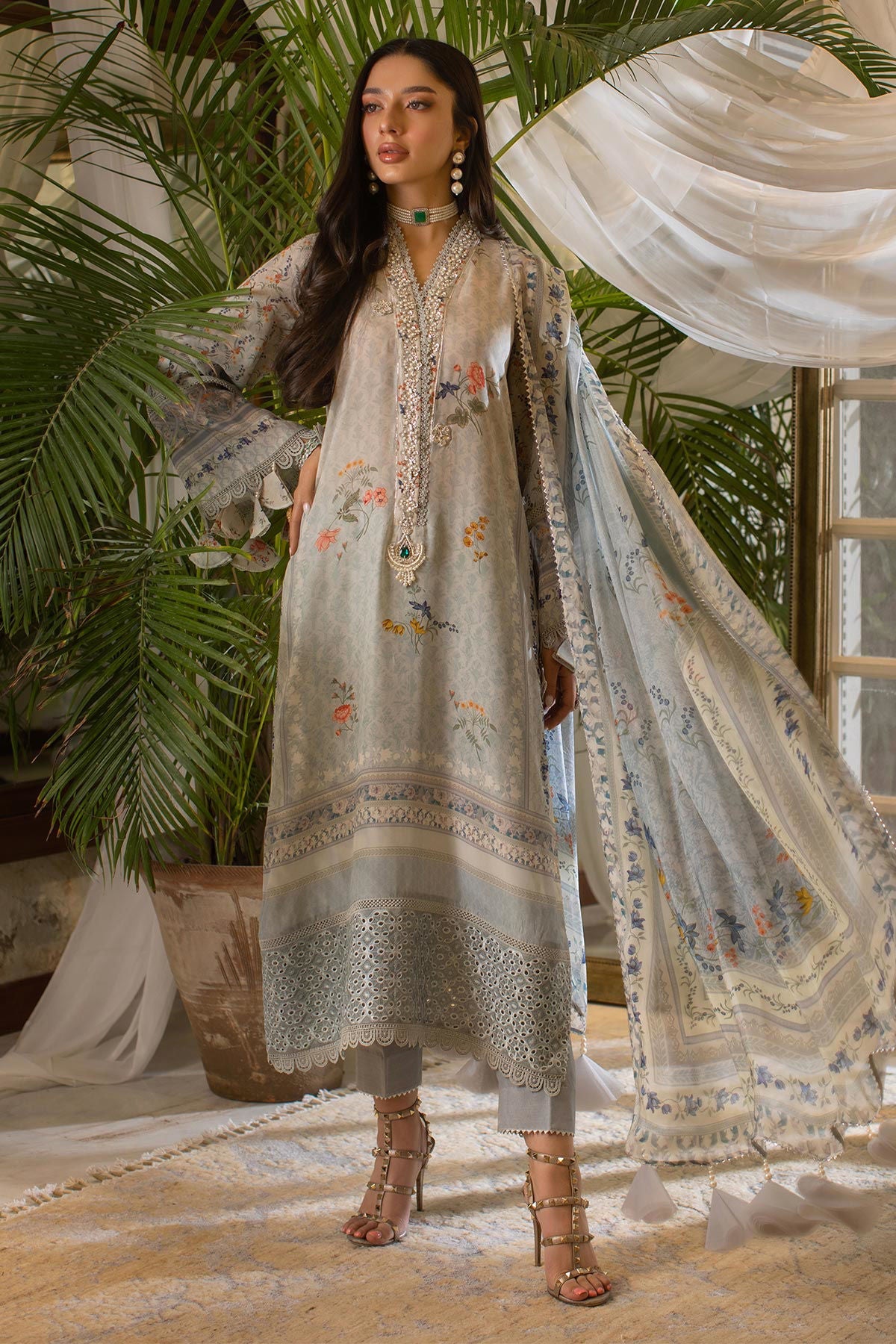 Annus Abrar | Luxe Silk Pret | ALBA - Official Annus Abrar stockist in UK - Sakeena London