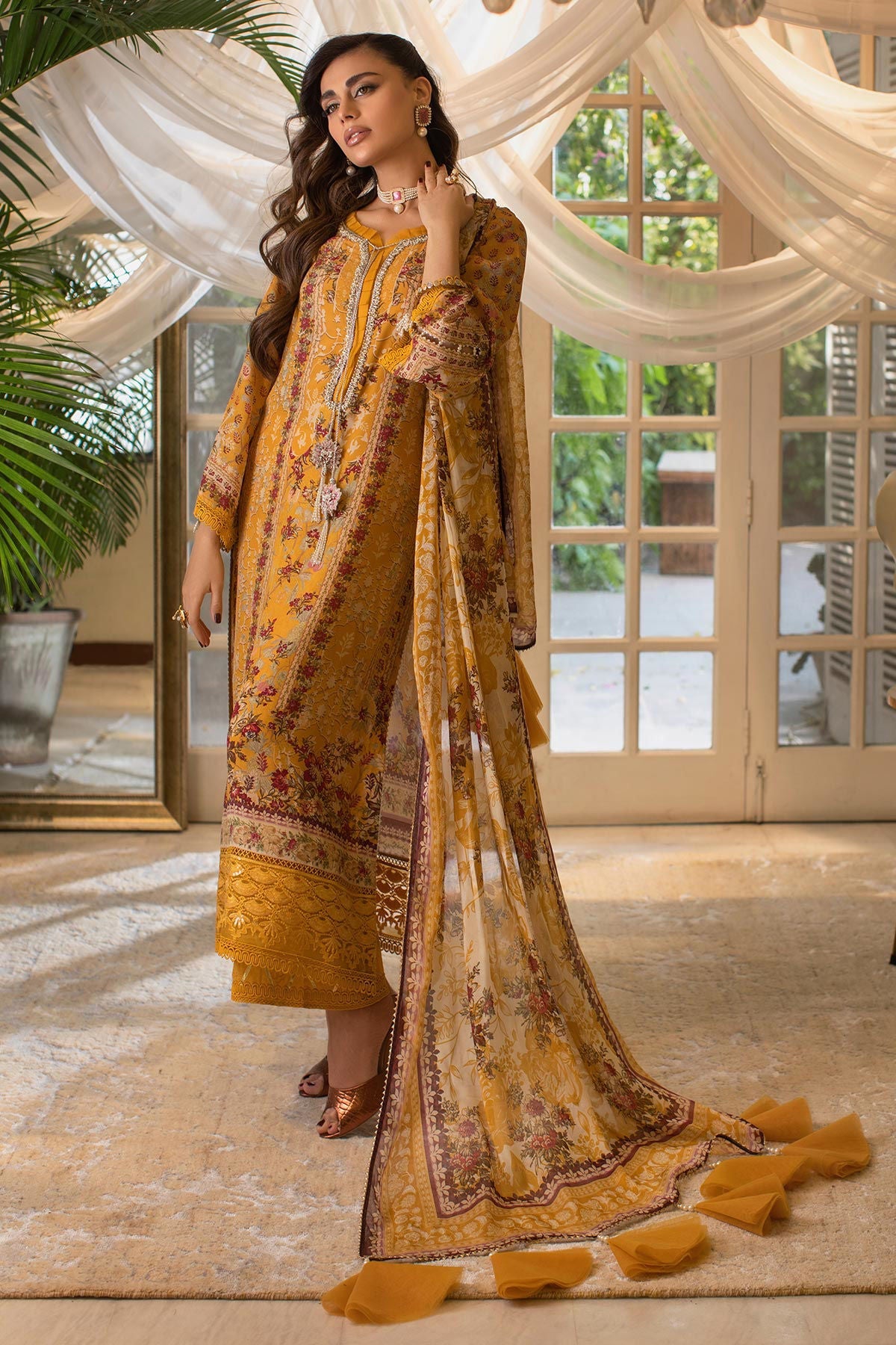 Annus Abrar | Luxe Silk Pret | MILENA - Official Annus Abrar stockist in UK - Sakeena London