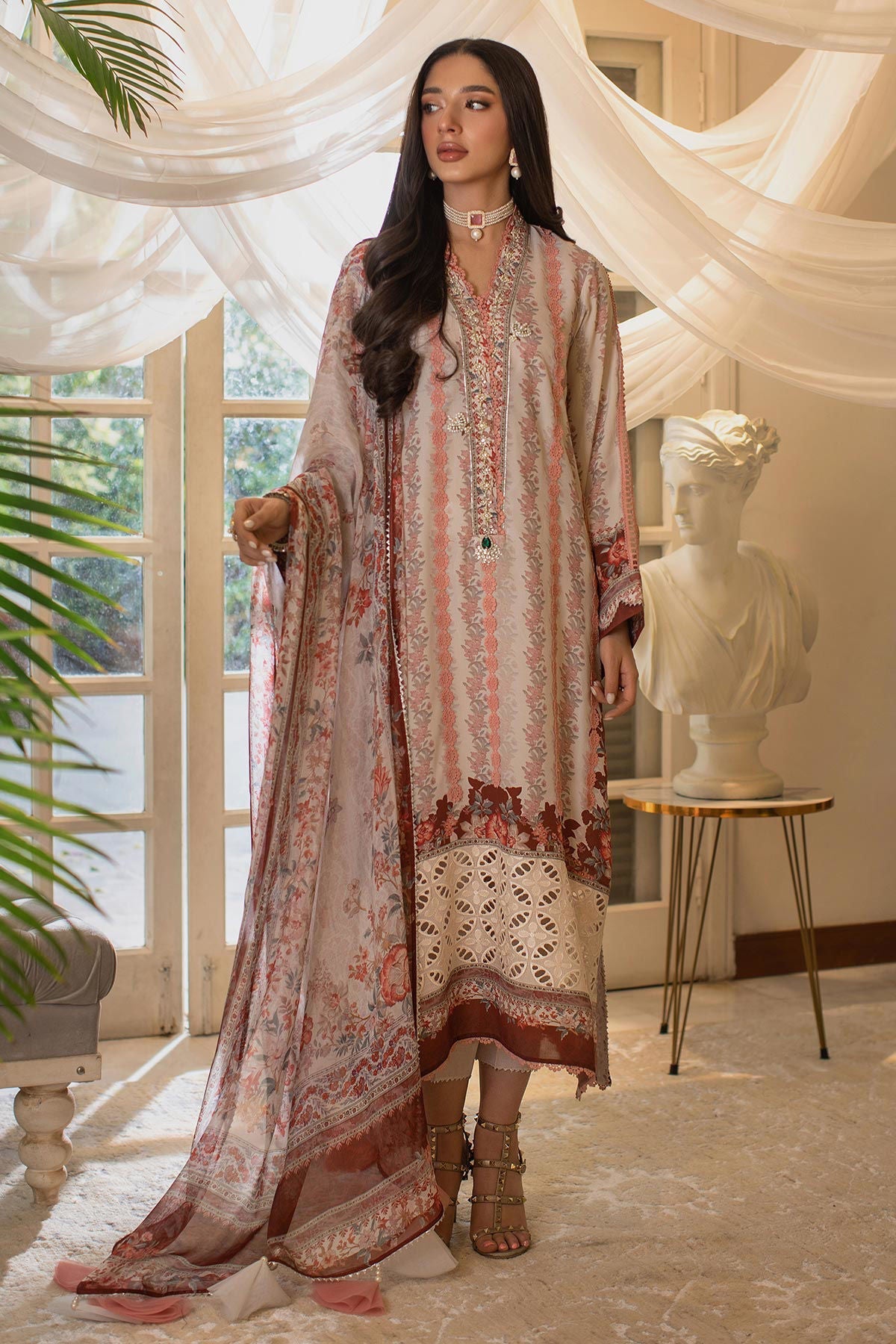 Annus Abrar | Luxe Silk Pret | MILA - Official Annus Abrar stockist in UK - Sakeena London