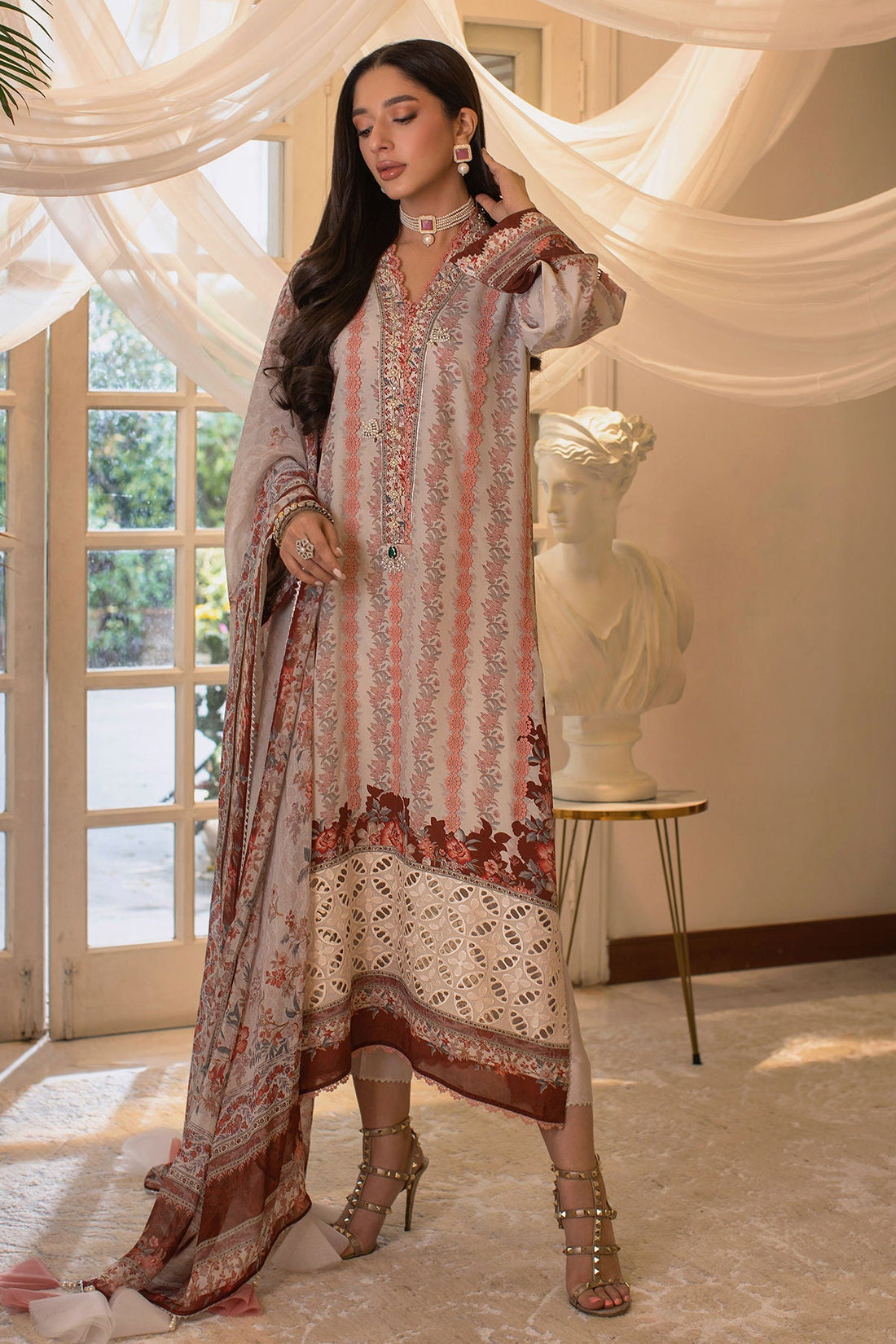 Annus Abrar | Luxe Silk Pret | MILA - Official Annus Abrar stockist in UK - Sakeena London