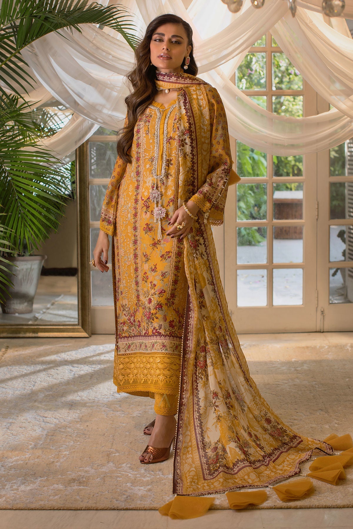 Annus Abrar | Luxe Silk Pret | MILENA - Official Annus Abrar stockist in UK - Sakeena London