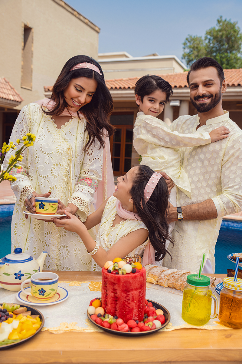 Fatima Khan | Luxury Pret 24 | LEMON BLUSH - Official Fatima Khan stockist in UK - Sakeena London