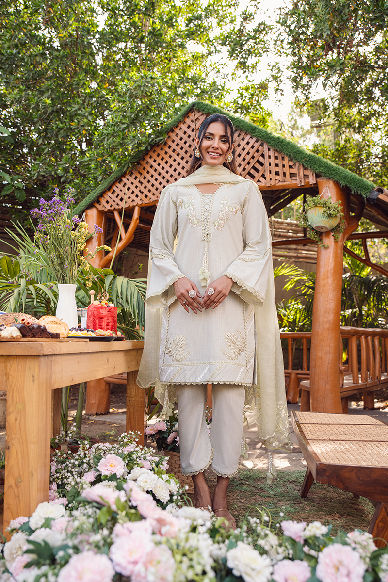 Fatima Khan | Luxury Pret 24 | SAGE IRISH GREEN - Official Fatima Khan stockist in UK - Sakeena London