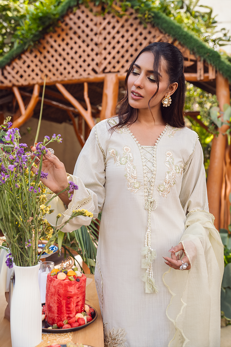 Fatima Khan | Luxury Pret 24 | SAGE IRISH GREEN - Official Fatima Khan stockist in UK - Sakeena London