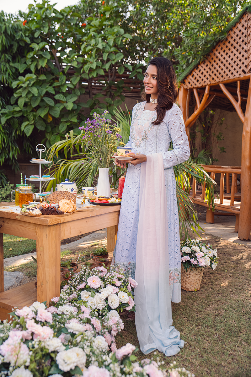 Fatima Khan | Luxury Pret 24 | ETHEREAL SKY BLUE - Official Fatima Khan stockist in UK - Sakeena London