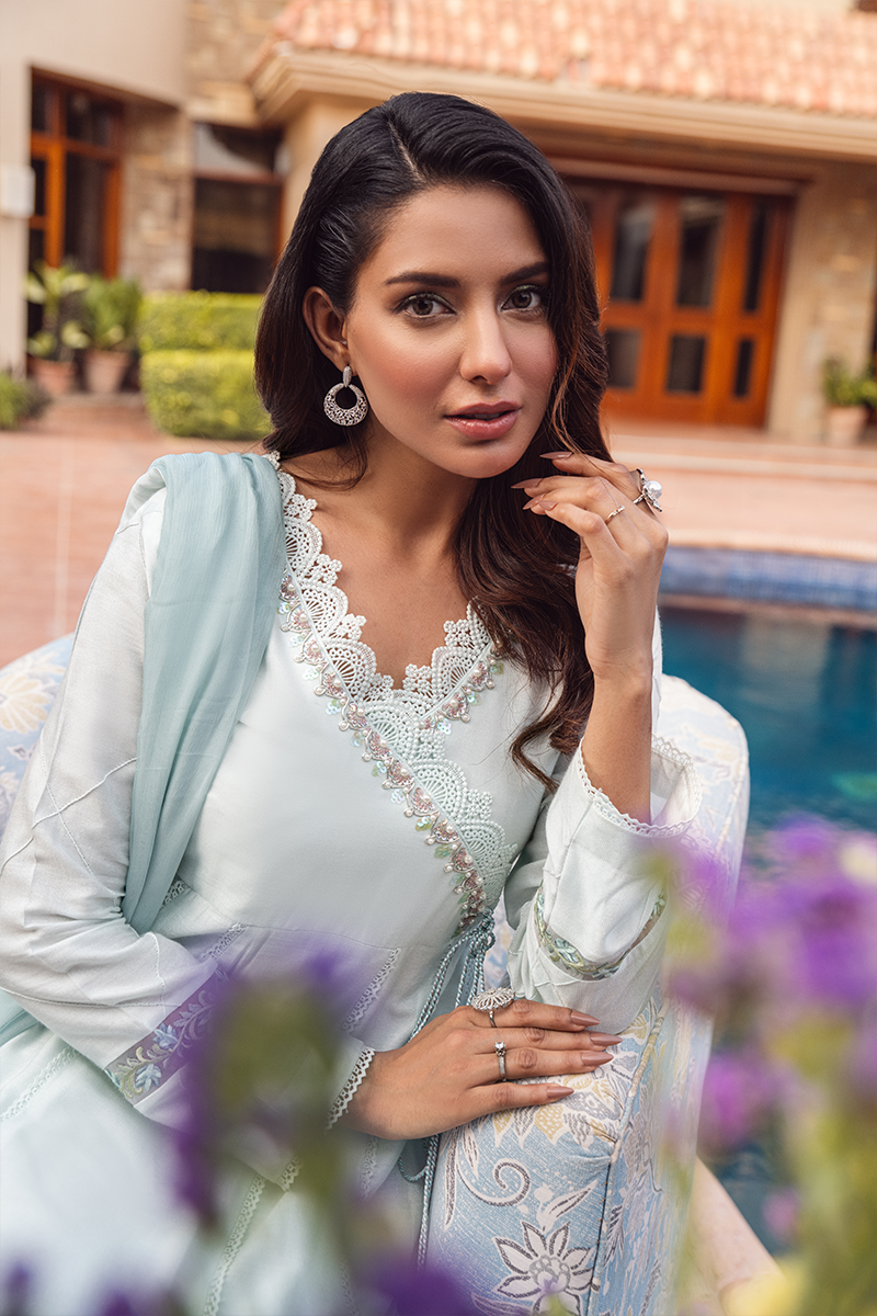 Fatima Khan | Luxury Pret 24 | FROSTED MINT - Official Fatima Khan stockist in UK - Sakeena London