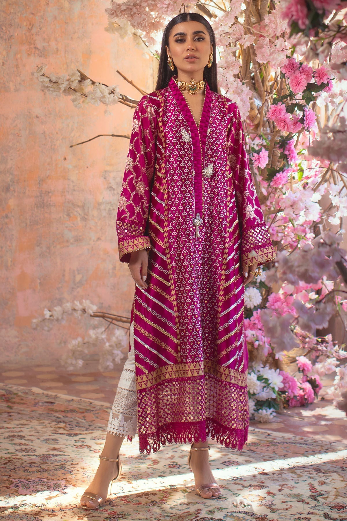 Annus Abrar | Designer Picks 24 | ARUSHA PINK - Official Annus Abrar stockist in UK - Sakeena London