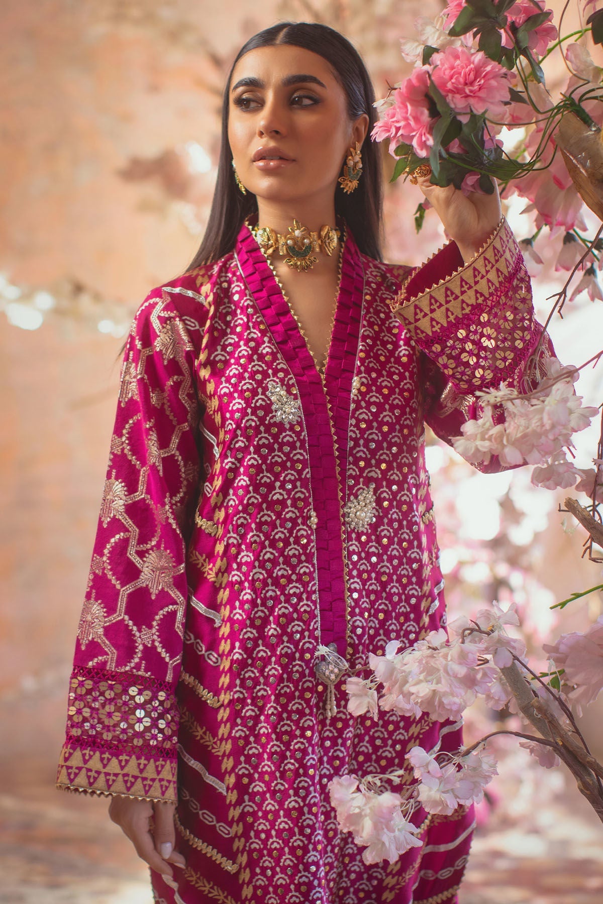 Annus Abrar | Designer Picks 24 | ARUSHA PINK - Official Annus Abrar stockist in UK - Sakeena London