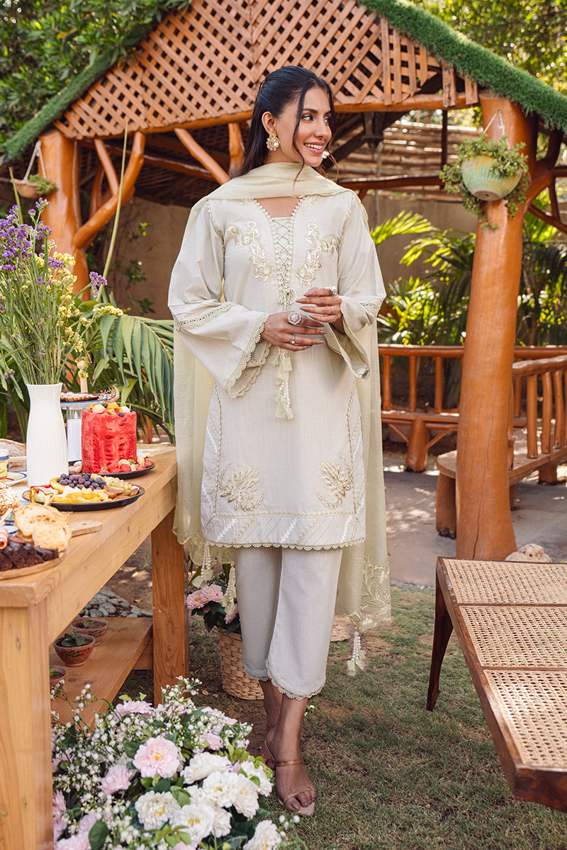 Fatima Khan | Luxury Pret 24 | SAGE IRISH GREEN - Official Fatima Khan stockist in UK - Sakeena London