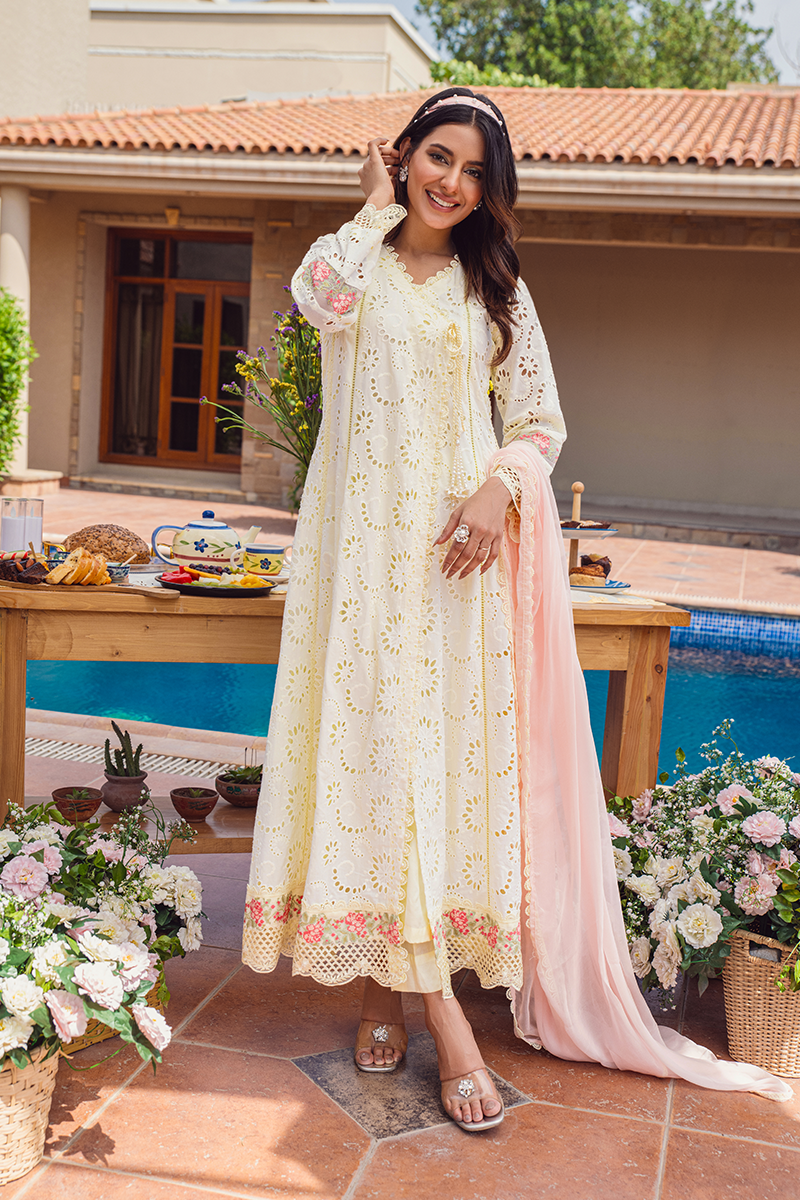 Fatima Khan | Luxury Pret 24 | LEMON BLUSH - Official Fatima Khan stockist in UK - Sakeena London