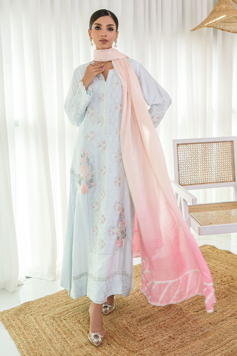 Fatima Khan | Luxury Pret 24 | BLUSH BLUE - Official Fatima Khan stockist in UK - Sakeena London