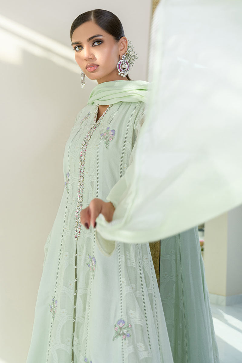 Fatima Khan | Luxury Pret 24 | SPRING MINT KALIDAAR - Official Fatima Khan stockist in UK - Sakeena London