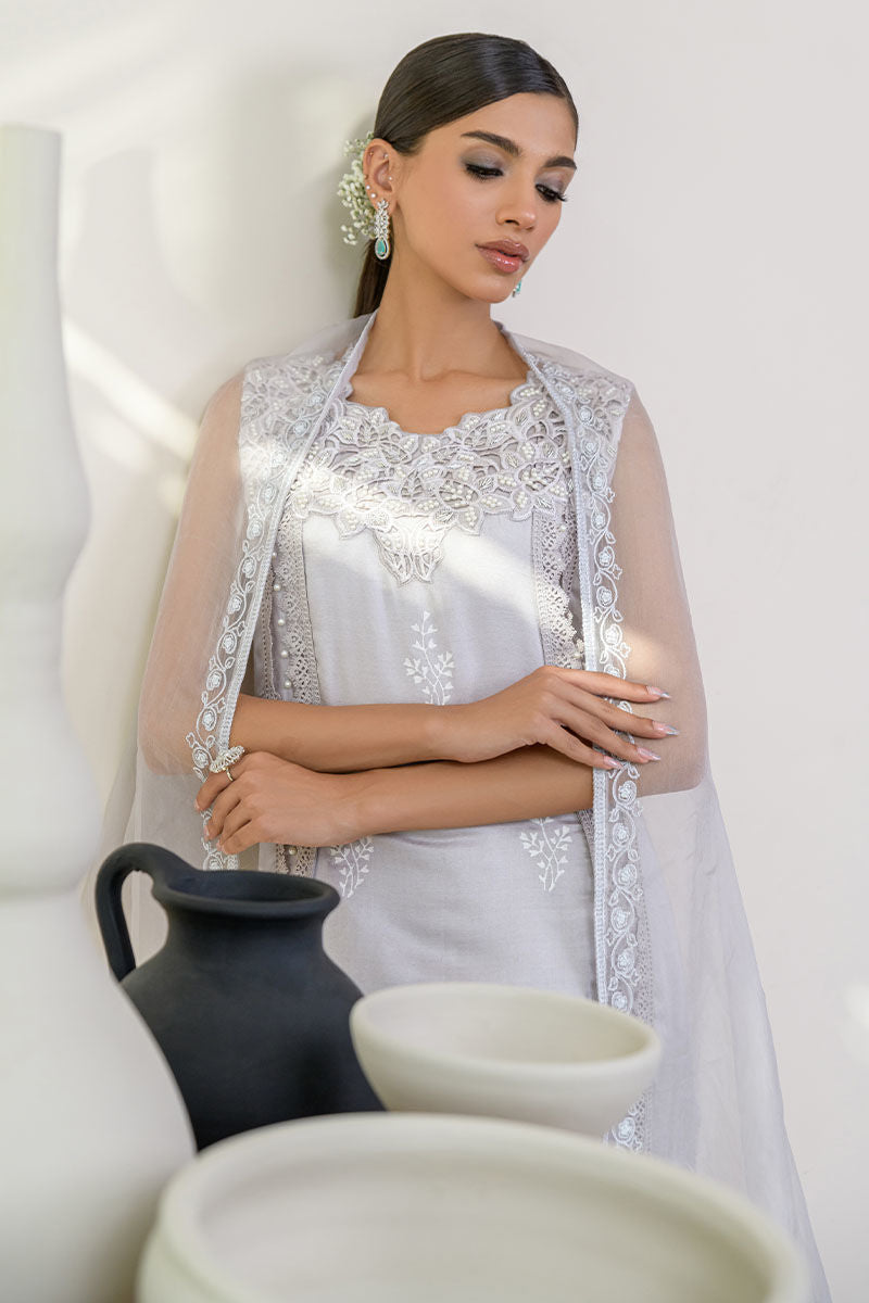Fatima Khan | Luxury Pret 24 | VICTORIAN GREY - Official Fatima Khan stockist in UK - Sakeena London