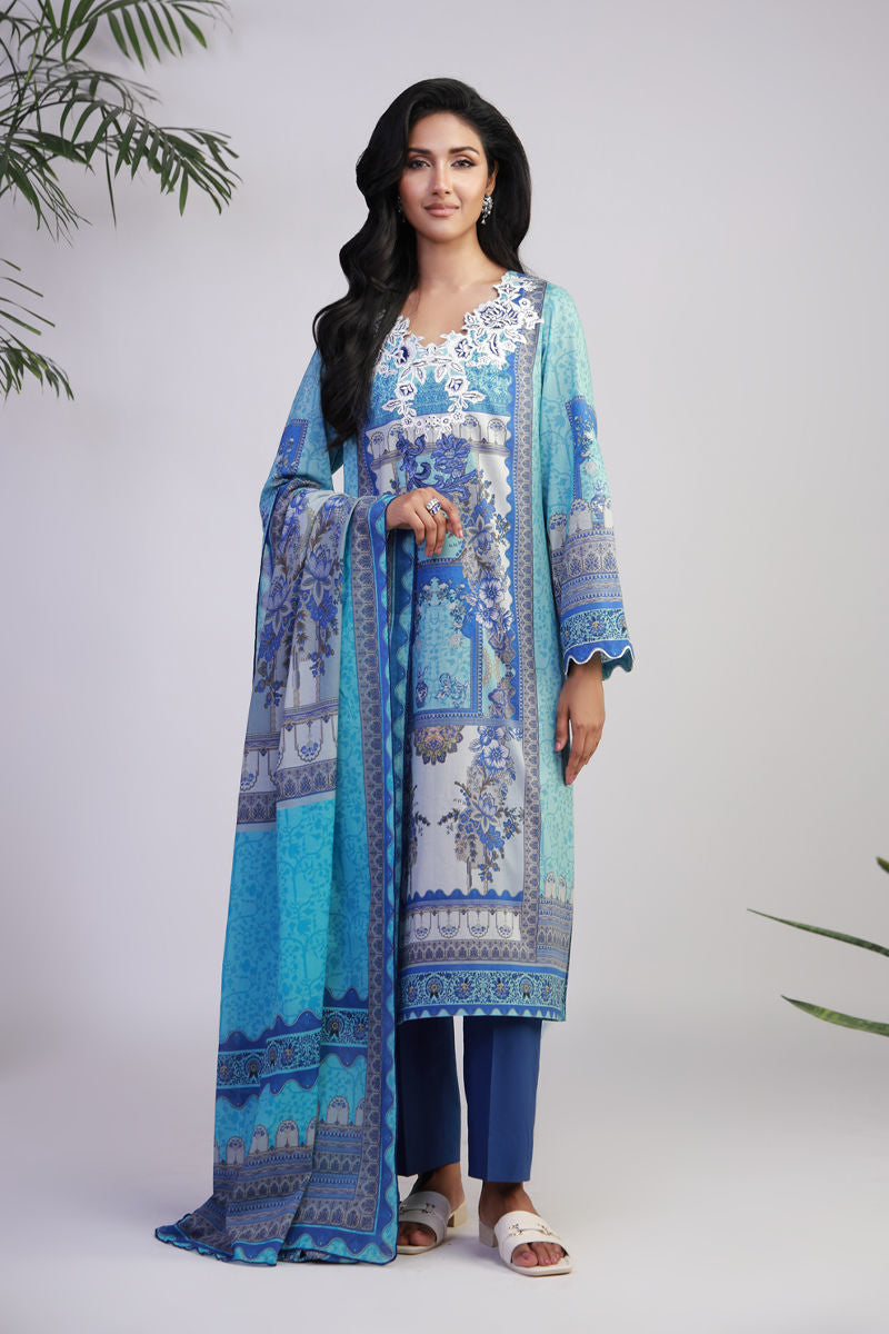 Shamaeel Ansari | Gulrang Lawn | Gulrang-01 - Official Shamaeel Ansari stockist in UK - Sakeena London