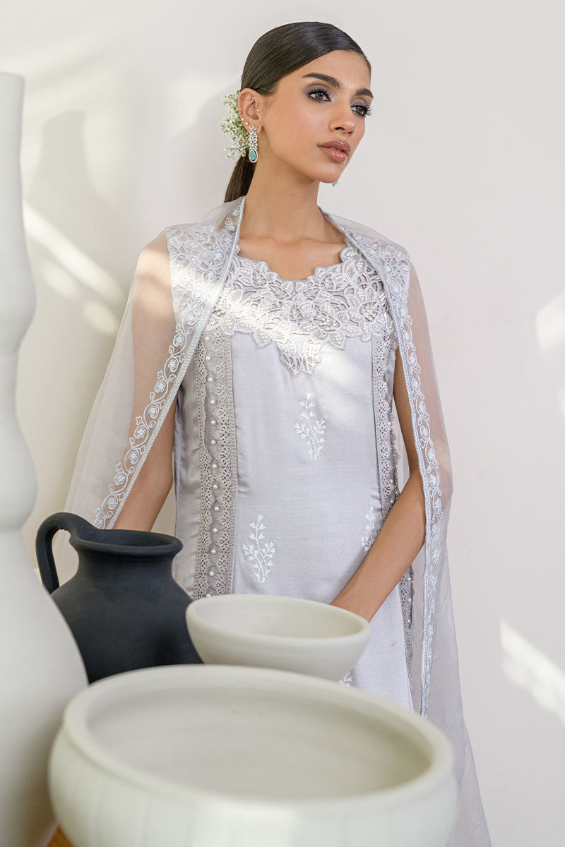 Fatima Khan | Luxury Pret 24 | VICTORIAN GREY - Official Fatima Khan stockist in UK - Sakeena London