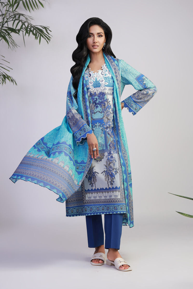 Shamaeel Ansari | Gulrang Lawn | Gulrang-01 - Official Shamaeel Ansari stockist in UK - Sakeena London