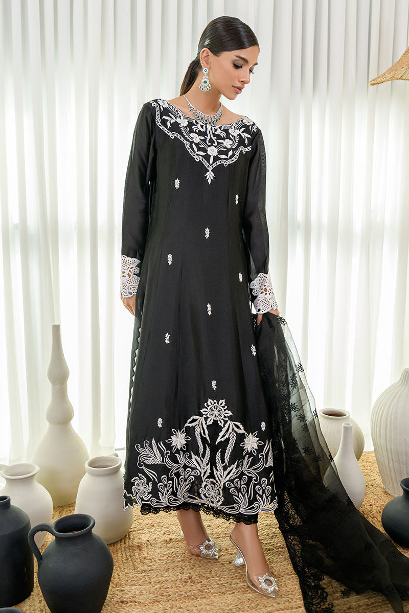 Fatima Khan | Luxury Pret 24 | SALT BLACK - Official Fatima Khan stockist in UK - Sakeena London