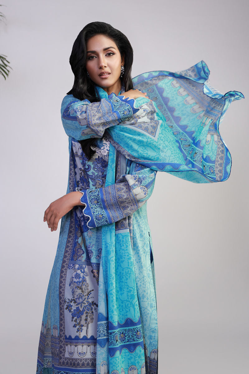 Shamaeel Ansari | Gulrang Lawn | Gulrang-01 - Official Shamaeel Ansari stockist in UK - Sakeena London