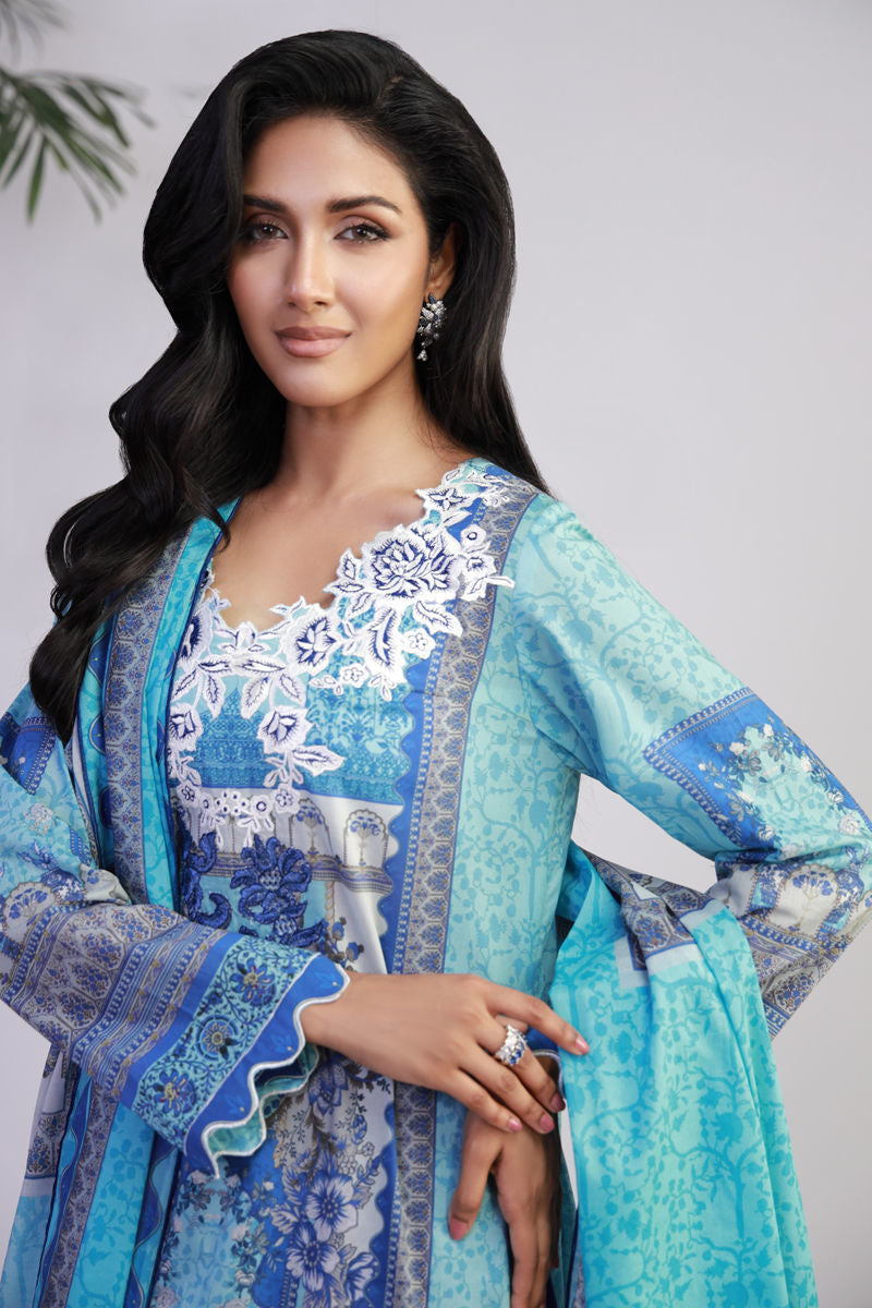 Shamaeel Ansari | Gulrang Lawn | Gulrang-01 - Official Shamaeel Ansari stockist in UK - Sakeena London