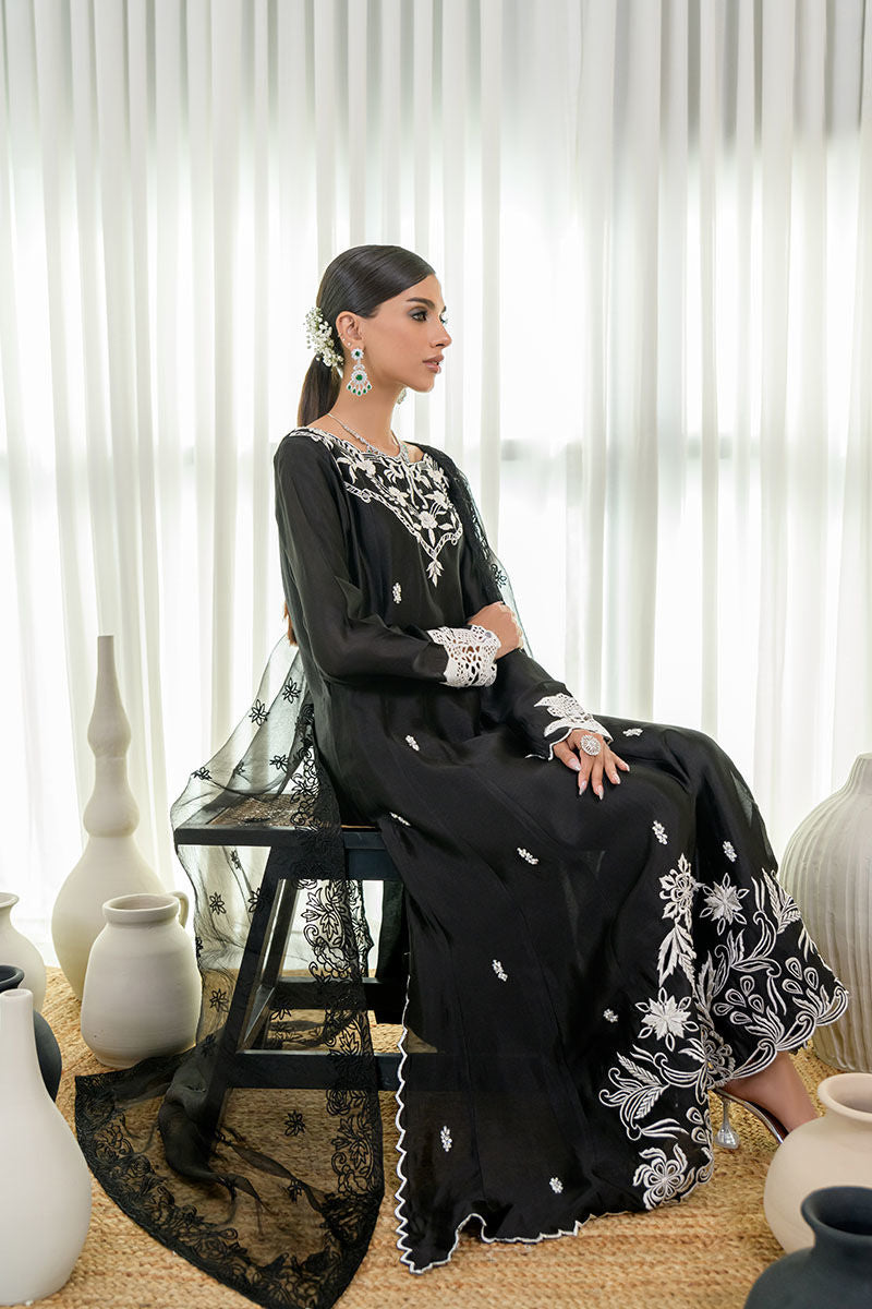 Fatima Khan | Luxury Pret 24 | SALT BLACK - Official Fatima Khan stockist in UK - Sakeena London