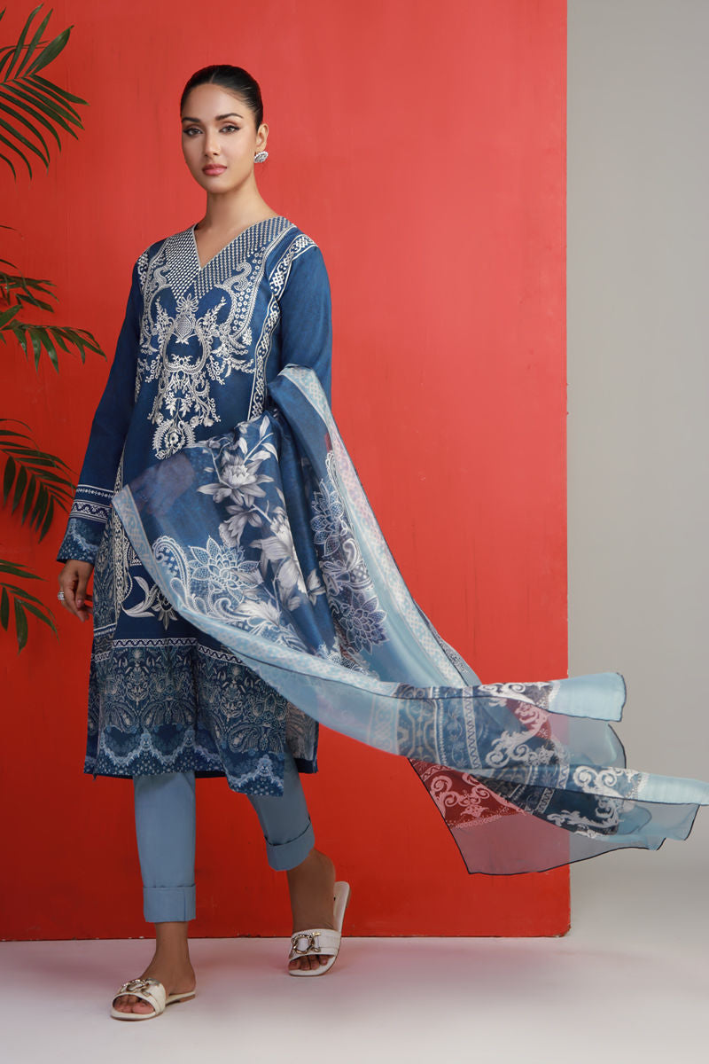 Shamaeel Ansari | Gulrang Lawn | Gulrang-03 - Official Shamaeel Ansari stockist in UK - Sakeena London