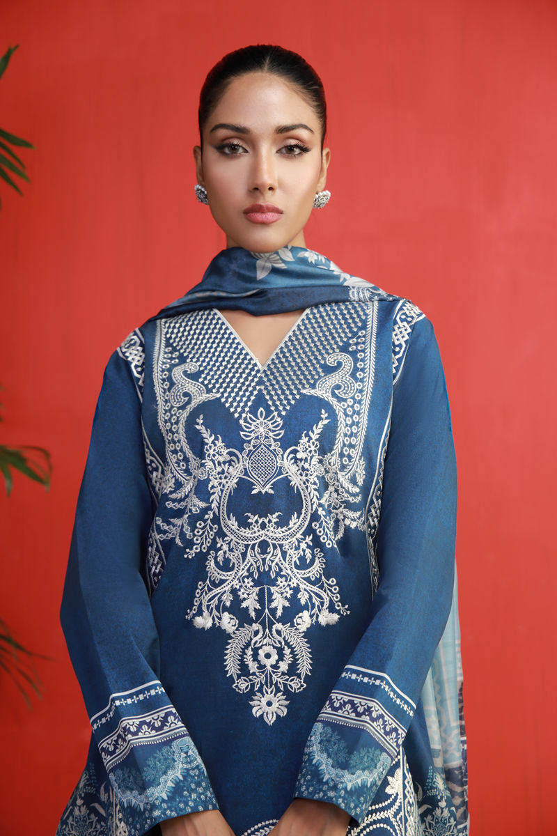 Shamaeel Ansari | Gulrang Lawn | Gulrang-03 - Official Shamaeel Ansari stockist in UK - Sakeena London