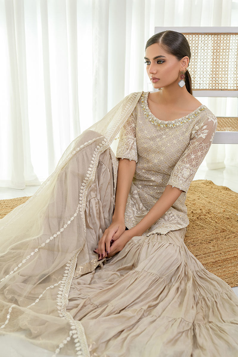 Fatima Khan | Luxury Pret 24 | GRACEFUL BEIGE - Official Fatima Khan stockist in UK - Sakeena London