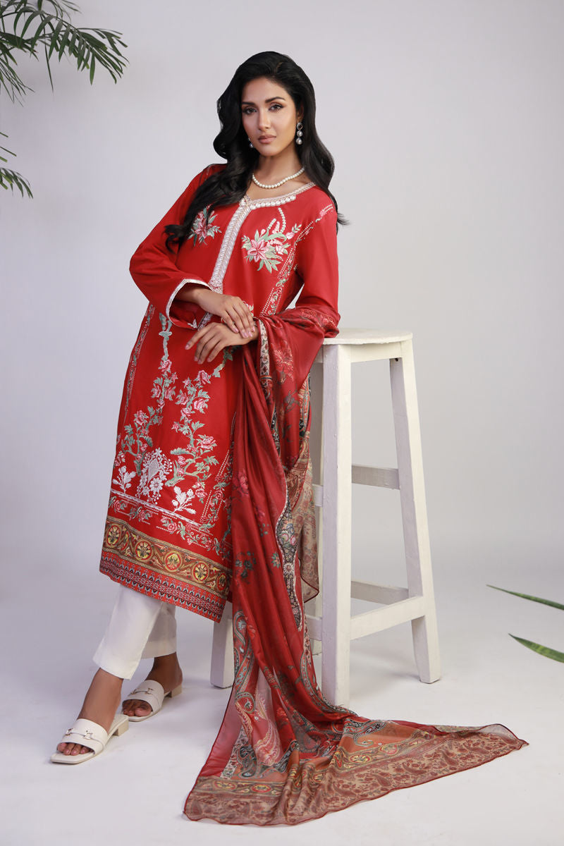 Shamaeel Ansari | Gulrang Lawn | Gulrang-04 - Official Shamaeel Ansari stockist in UK - Sakeena London