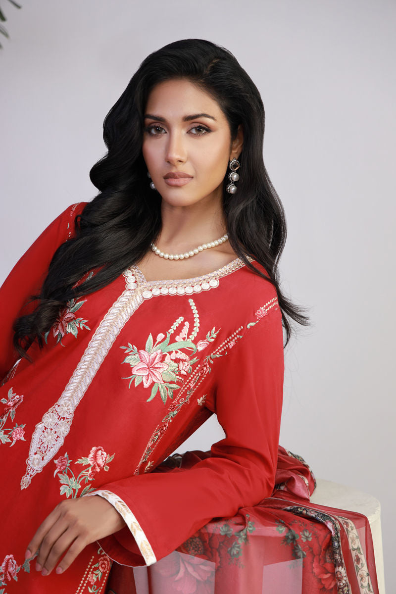 Shamaeel Ansari | Gulrang Lawn | Gulrang-04 - Official Shamaeel Ansari stockist in UK - Sakeena London