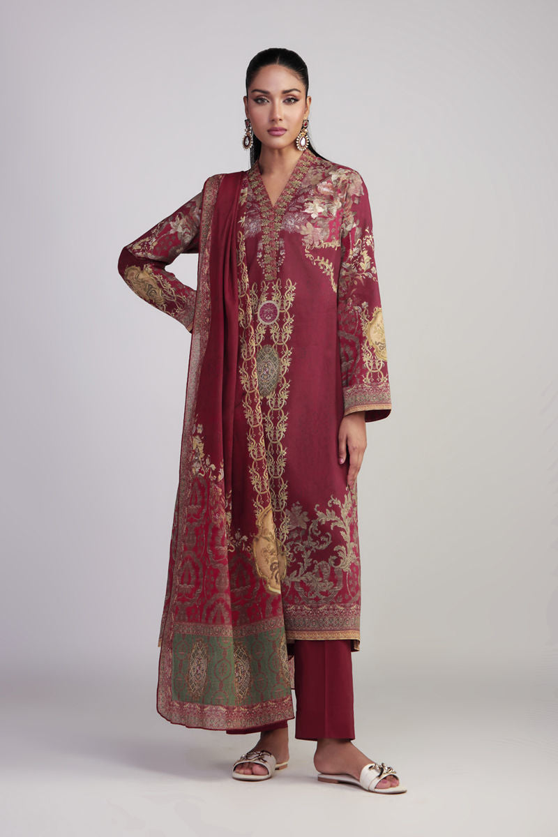 Shamaeel Ansari | Gulrang Lawn | Gulrang-05 - Official Shamaeel Ansari stockist in UK - Sakeena London