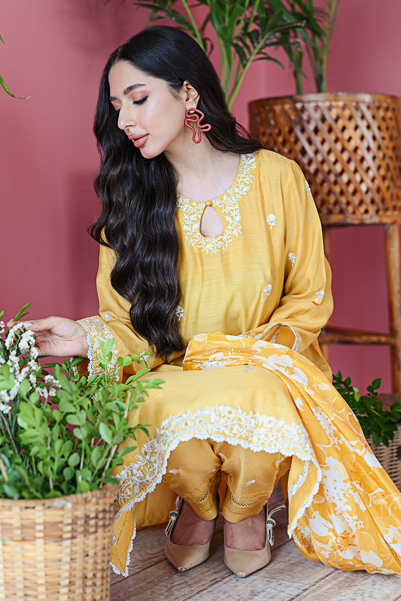 Ansab Jahangir | Luxury Silk Pret | DHALIA - Official Ansab Jahangir stockist in UK - Sakeena London