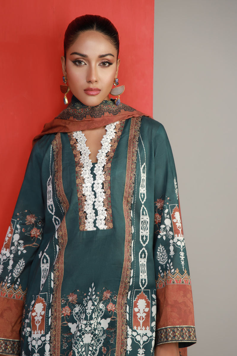 Shamaeel Ansari | Gulrang Lawn | Gulrang-06 - Official SHA stockist in UK - Sakeena London