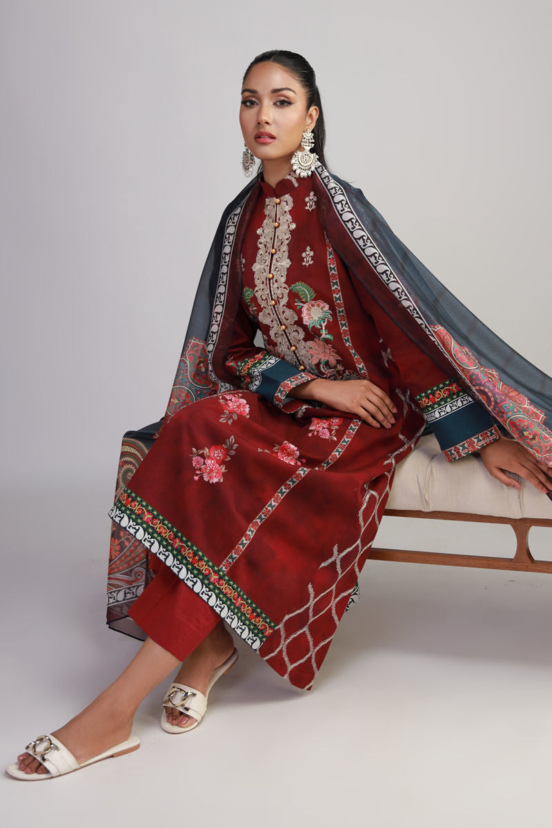 Shamaeel Ansari | Gulrang Lawn | Gulrang-07 - Official Shamaeel Ansari stockist in UK - Sakeena London