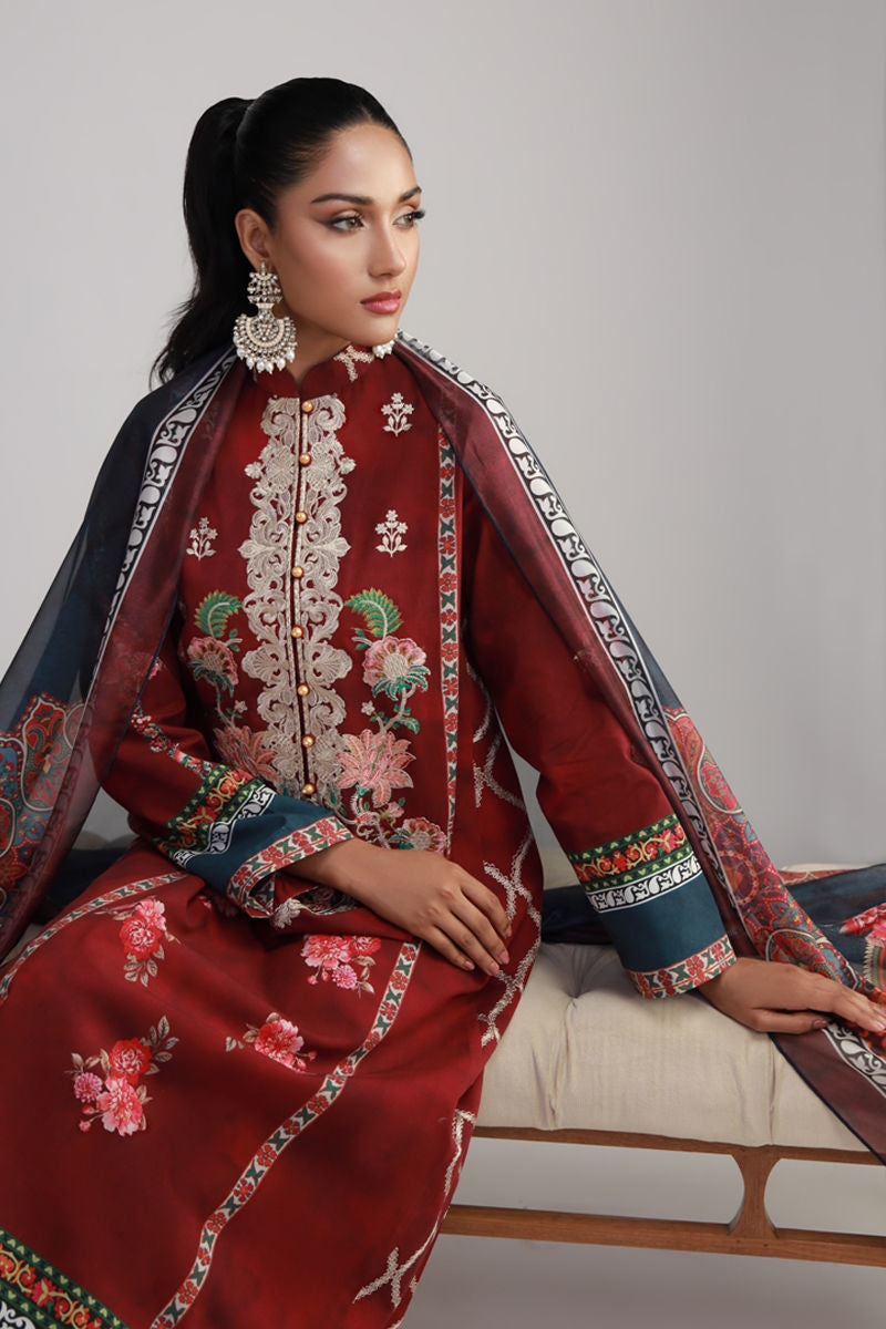 Shamaeel Ansari | Gulrang Lawn | Gulrang-07 - Official Shamaeel Ansari stockist in UK - Sakeena London
