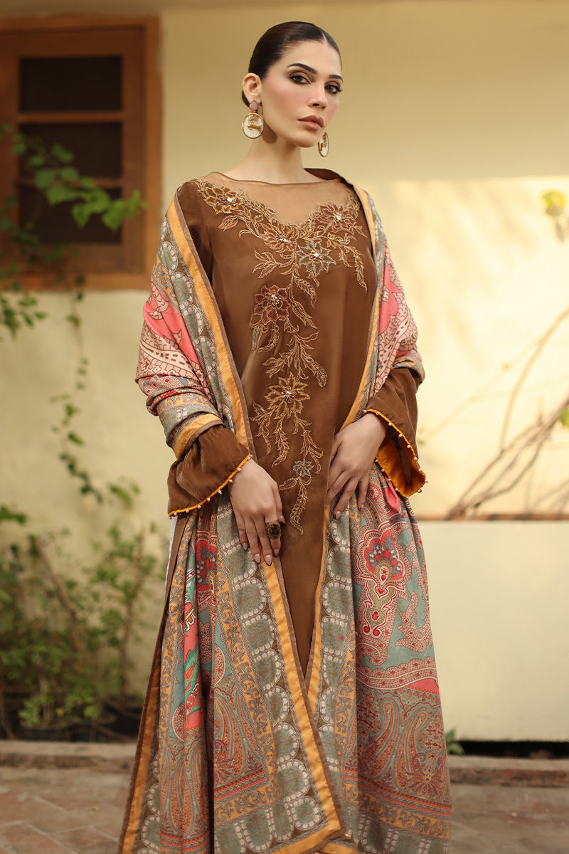 Aisha Imran | Printed Panache Velvet Shawls 25 | Myra Velvet Shawl - Official Aisha Imran stockist in UK - Sakeena London