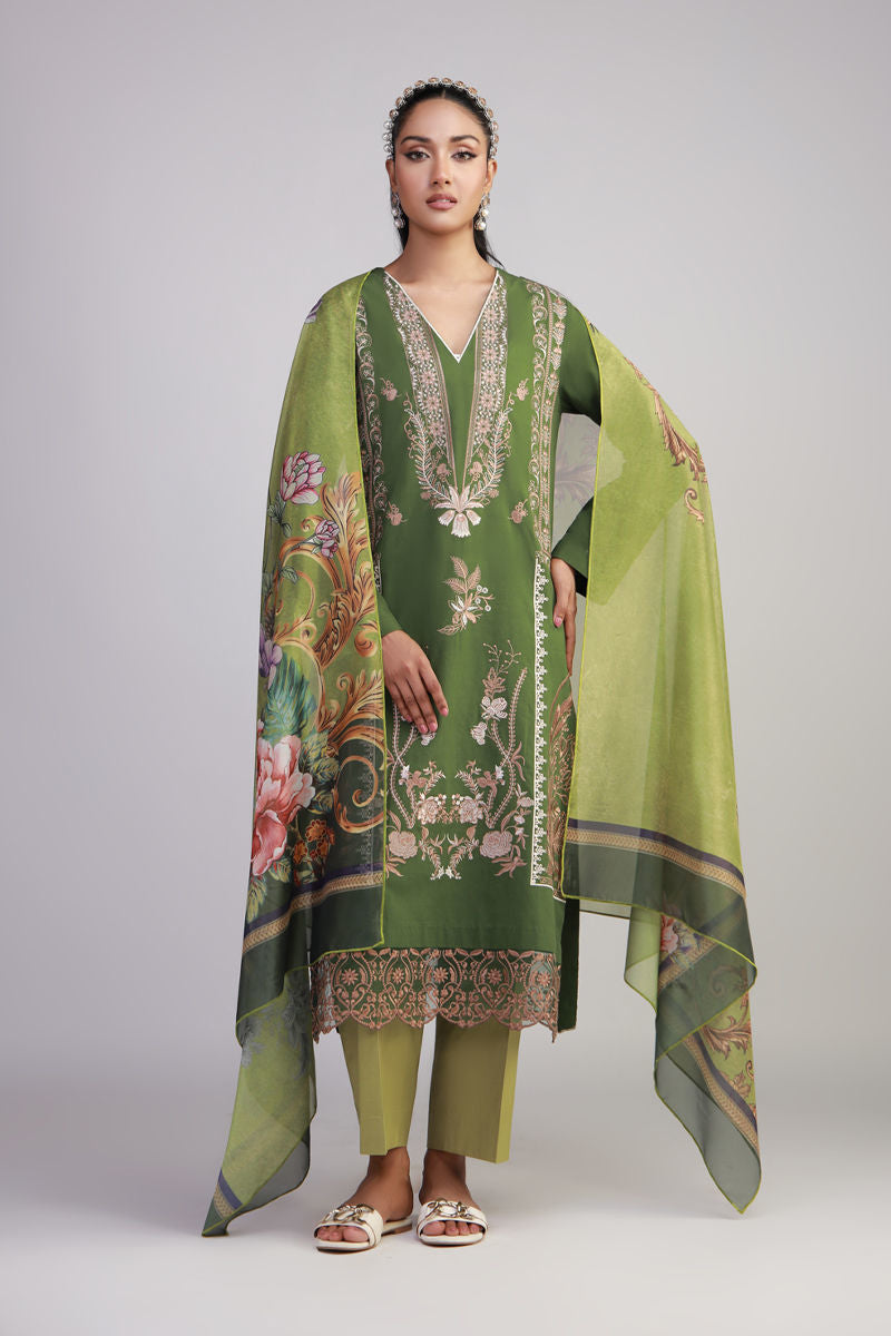 Shamaeel Ansari | Gulrang Lawn | Gulrang-10 - Official Shamaeel Ansari stockist in UK - Sakeena London