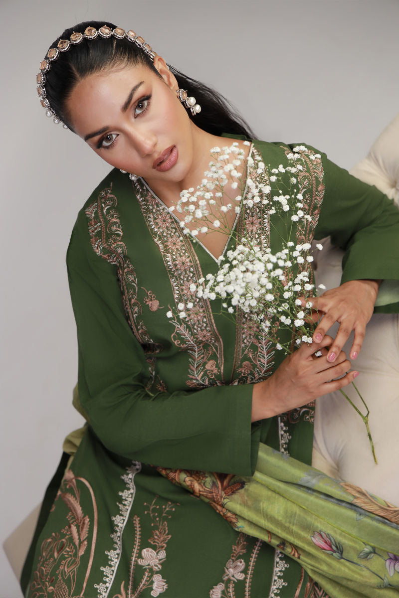 Shamaeel Ansari | Gulrang Lawn | Gulrang-10 - Official Shamaeel Ansari stockist in UK - Sakeena London