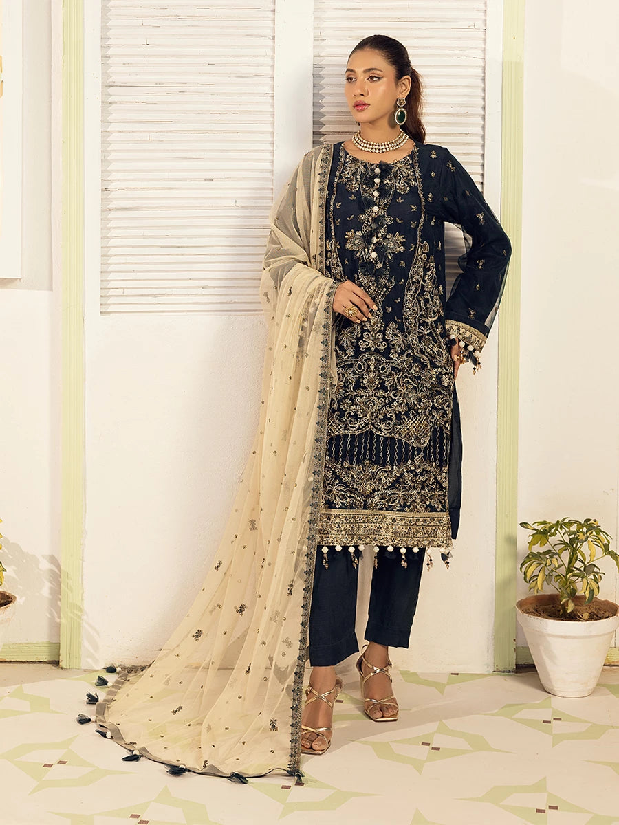 Salitex | Signature Festive Chiffon | SUNW6NO006UT - Official Salitex stockist in UK - Sakeena London