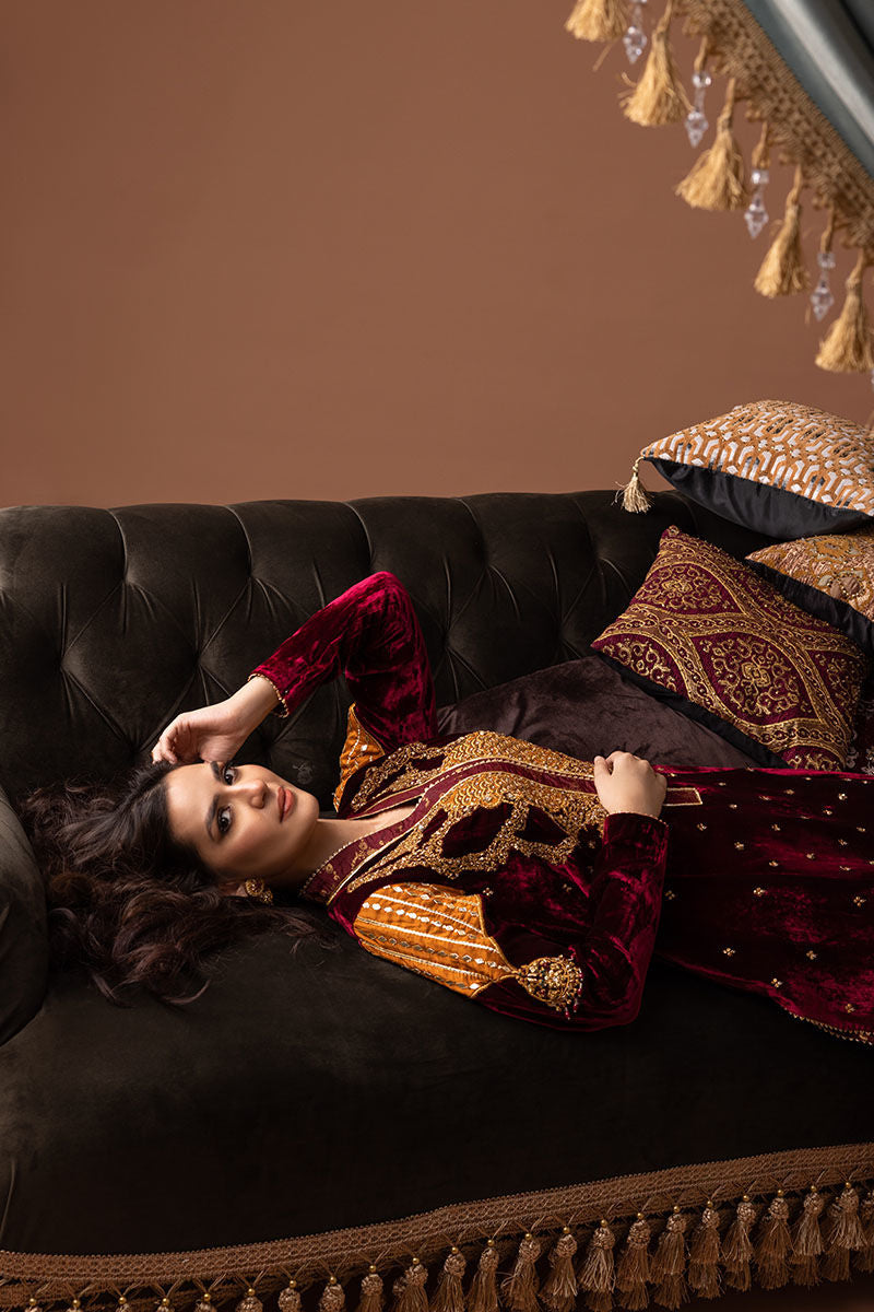Ansab Jahangir | Bow Velvet Edit | IRENE - Official Ansab Jahangir stockist in UK - Sakeena London