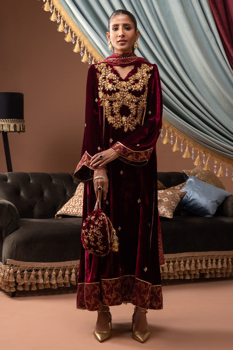 Ansab Jahangir | Bow Velvet Edit | SCARLETT - Official Ansab Jahangir stockist in UK - Sakeena London