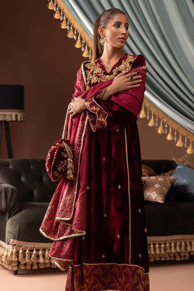 Ansab Jahangir | Bow Velvet Edit | SCARLETT - Official Ansab Jahangir stockist in UK - Sakeena London