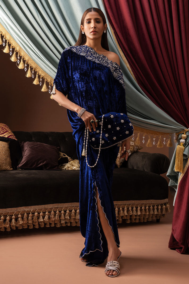 Ansab Jahangir | Bow Velvet Edit | AMALINE - Official Ansab Jahangir stockist in UK - Sakeena London