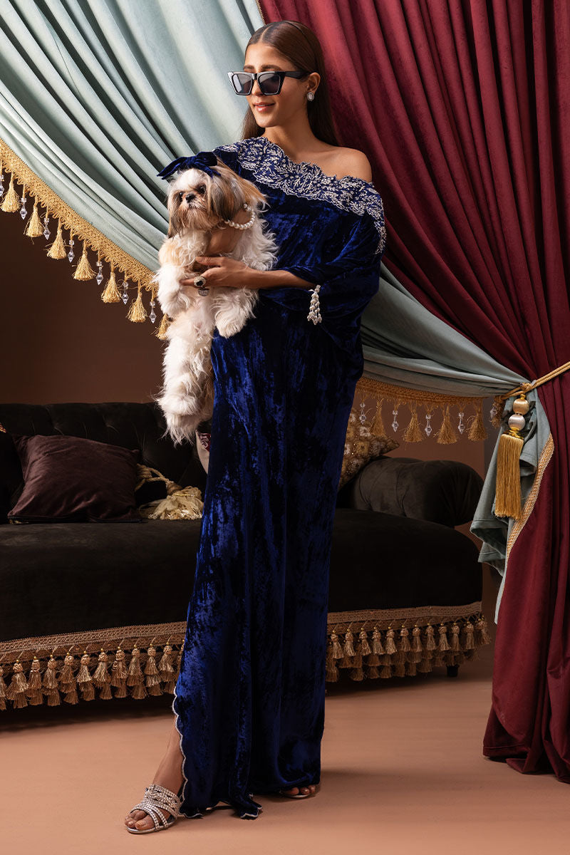 Ansab Jahangir | Bow Velvet Edit | AMALINE - Official Ansab Jahangir stockist in UK - Sakeena London