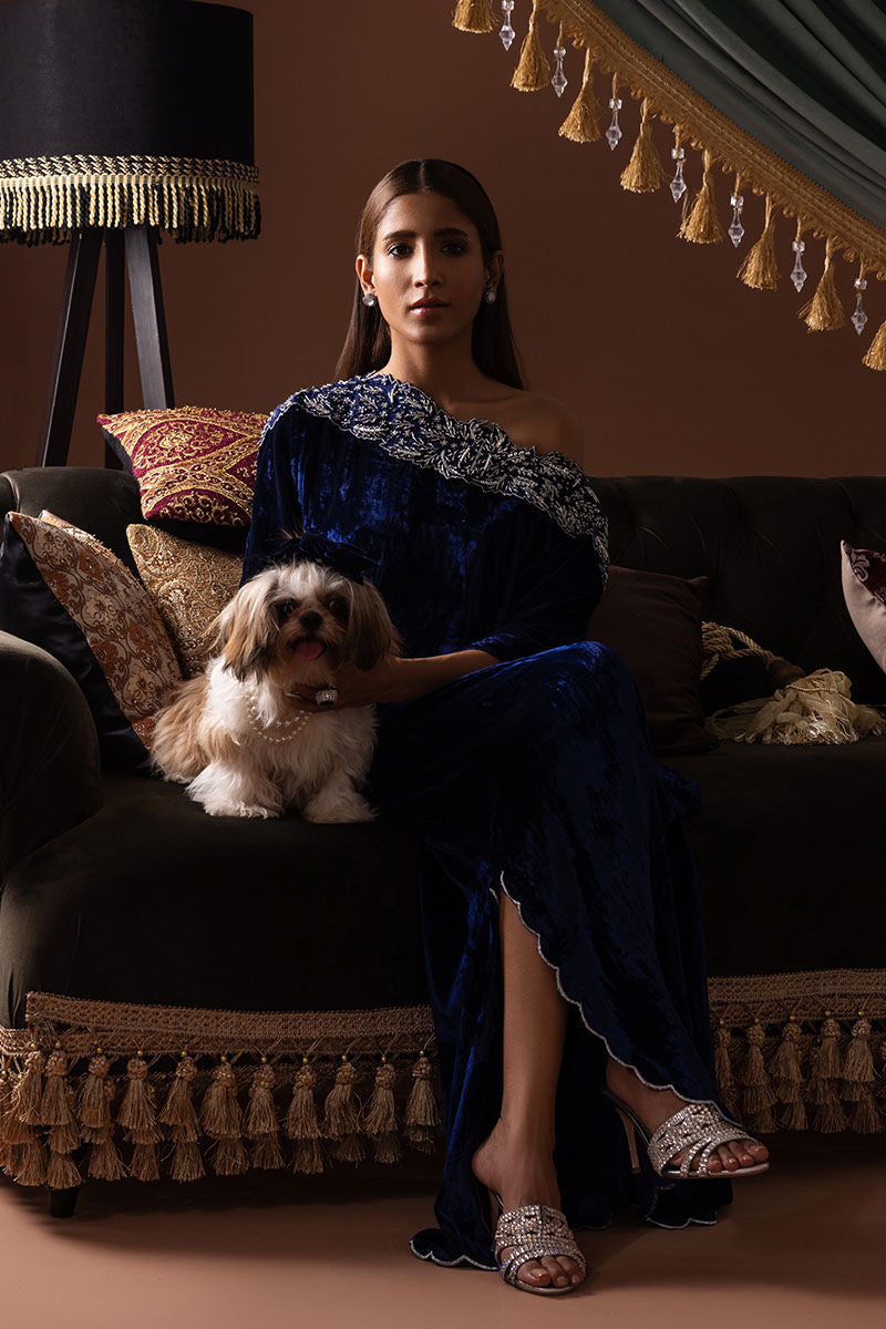 Ansab Jahangir | Bow Velvet Edit | AMALINE - Official Ansab Jahangir stockist in UK - Sakeena London