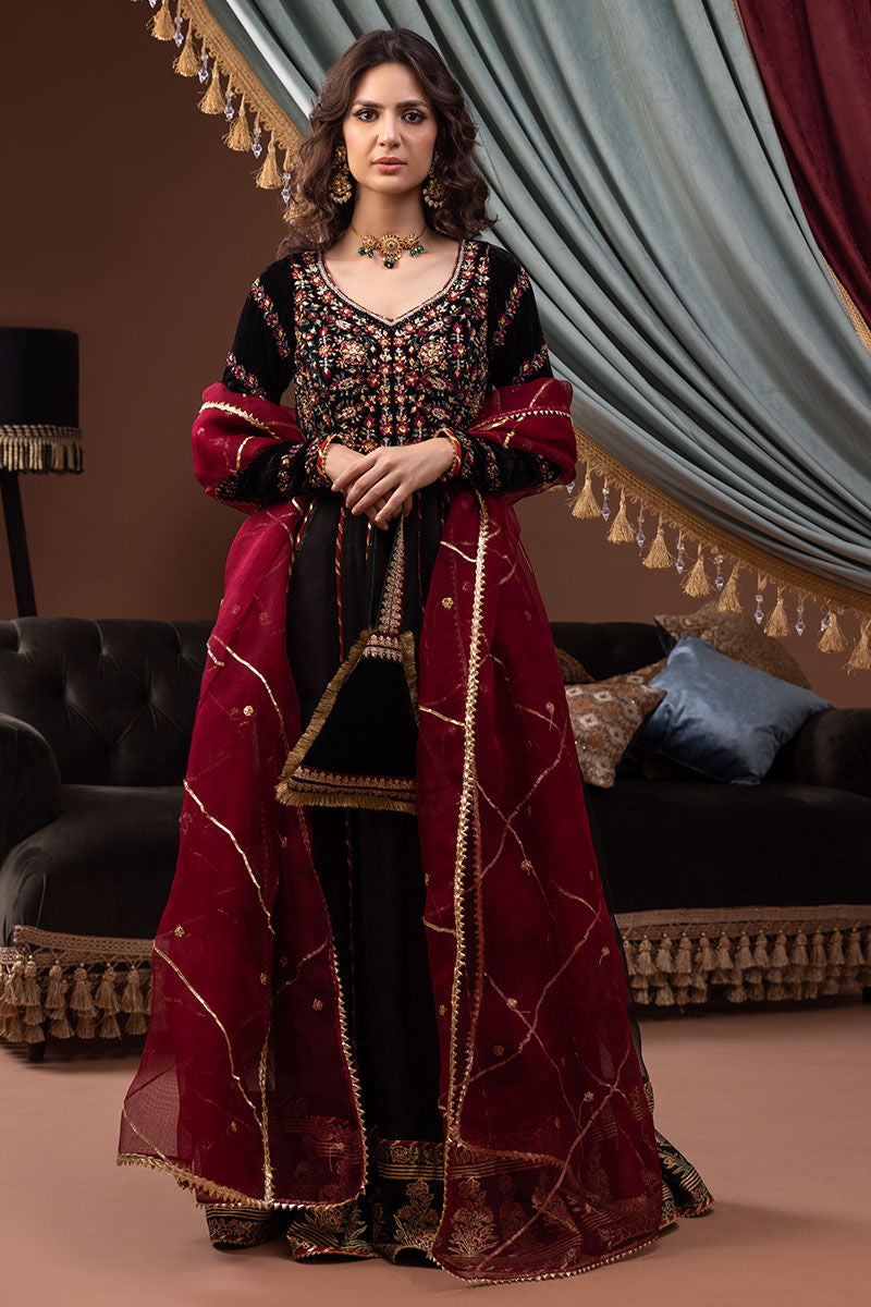 Ansab Jahangir | Bow Velvet Edit | ELAINE - Official Ansab Jahangir stockist in UK - Sakeena London