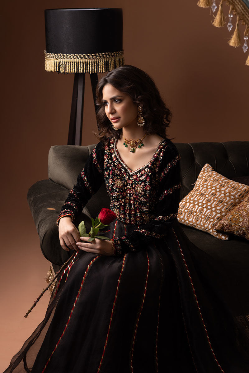 Ansab Jahangir | Bow Velvet Edit | ELAINE - Official Ansab Jahangir stockist in UK - Sakeena London