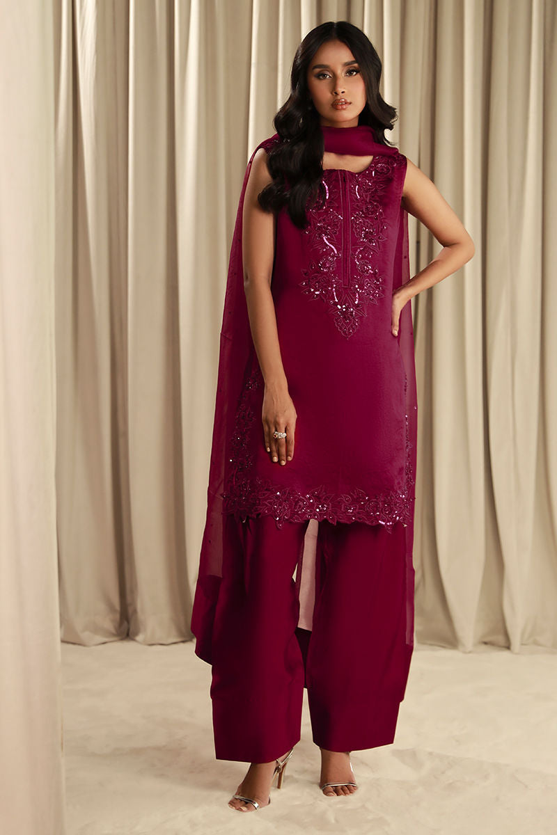 Fatima Khan | Sahar Luxe | VIVID MAGENTA - Official Fatima Khan stockist in UK - Sakeena London