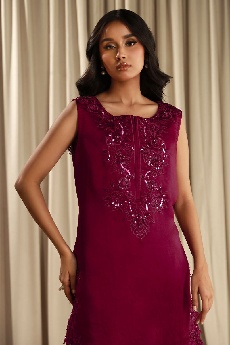 Fatima Khan | Sahar Luxe | VIVID MAGENTA - Official Fatima Khan stockist in UK - Sakeena London
